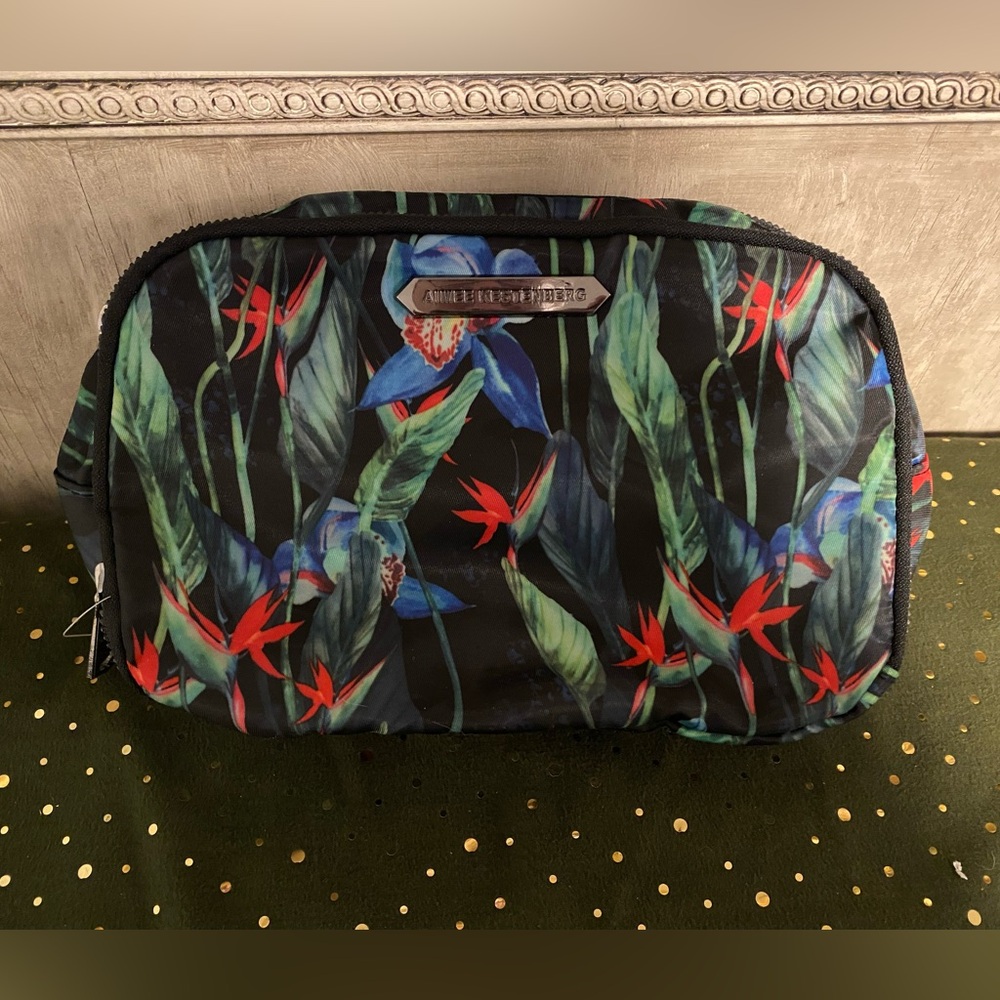 EUC Aimee Kestenberg Cosmetic Case Floral